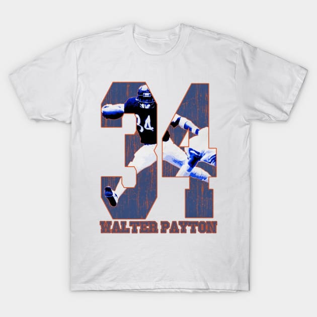 Walter Payton Chicago Game T-Shirt by Buya_Hamkac